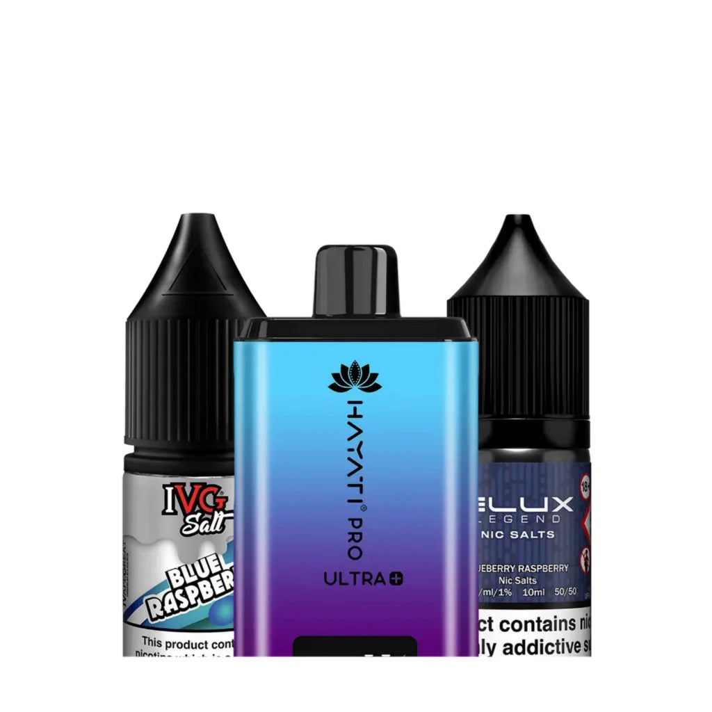 Blue Raspberry Vape Collection | Hayati, Kingston & IVG